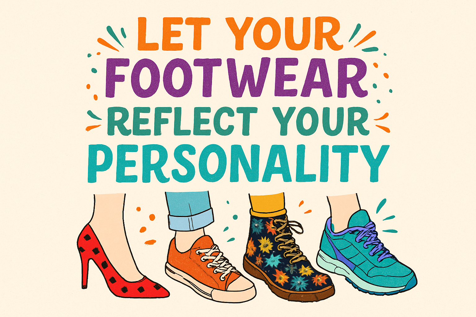 Let your footwear reflect your personality