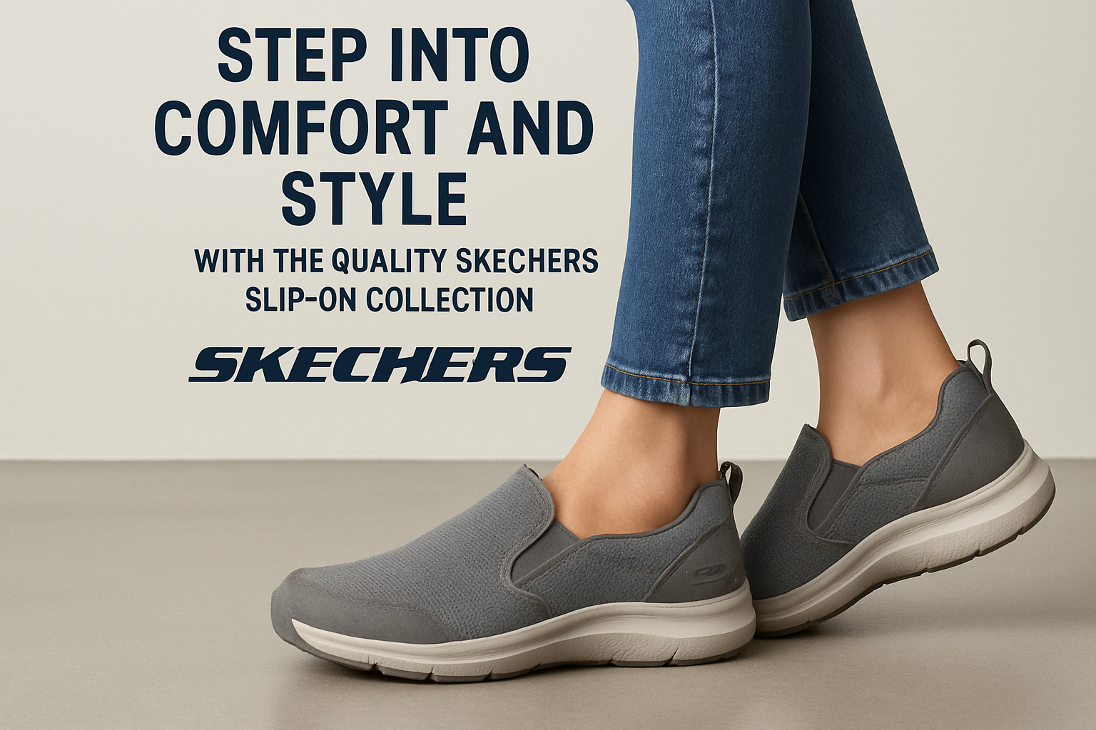 Step into Comfort and Style with the Quality Skechers Slip-On Collection