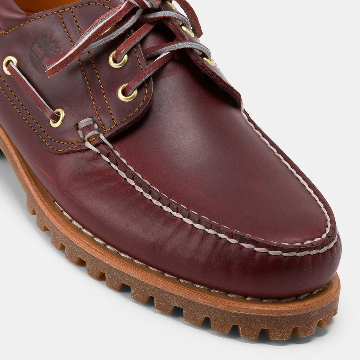 Timberland Men's Authentic 3-Eye Boat Shoes Red - Jango Mall