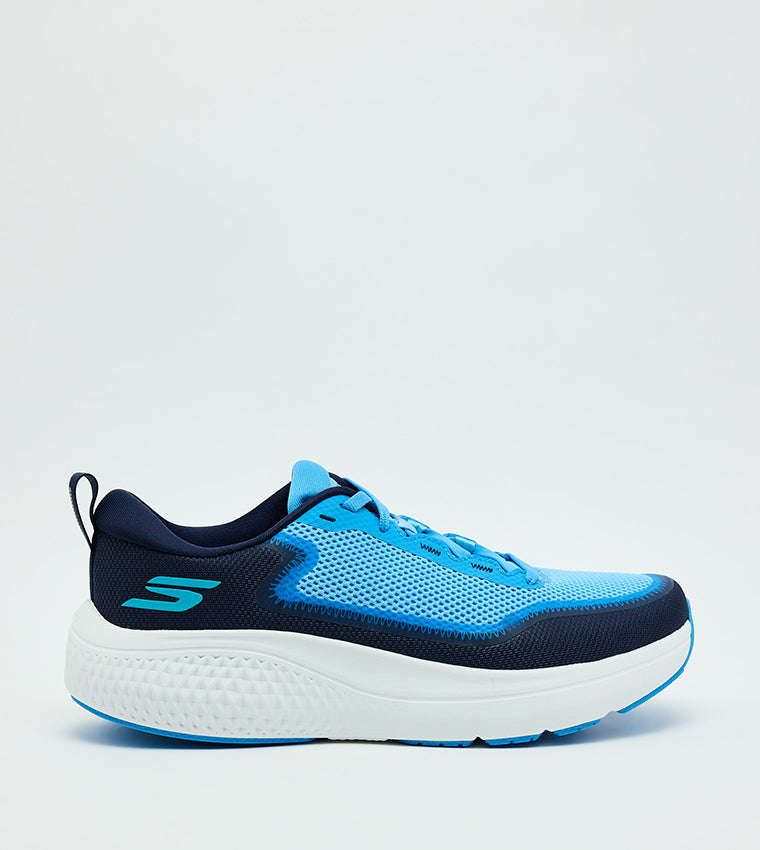 Skechers GO RUN Max Lace-Up Shoes, Ultra GO Cushioning, Blue