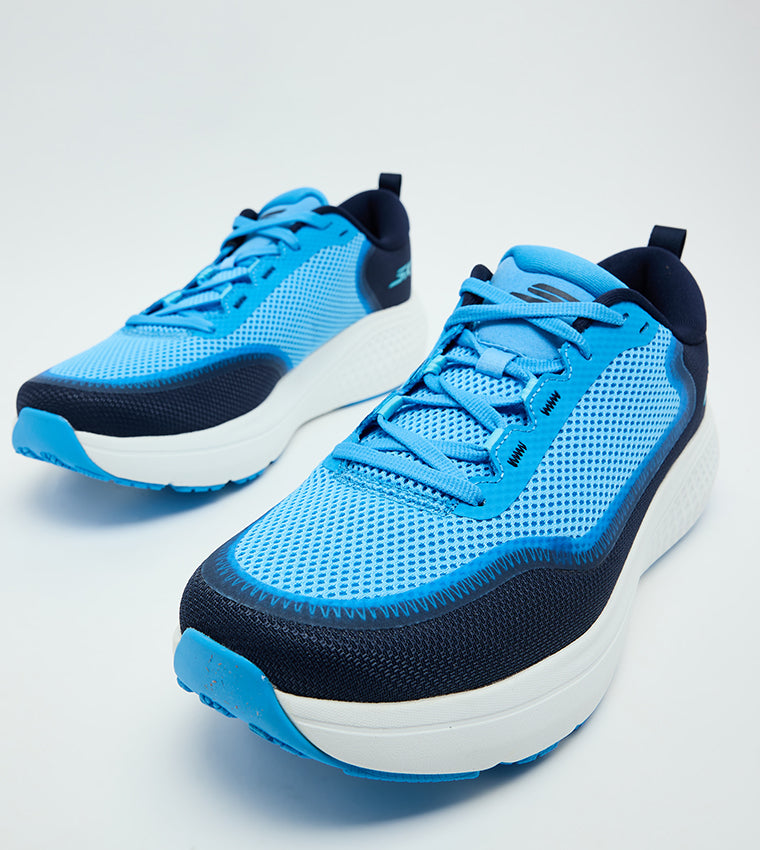 Skechers GO RUN Max Lace-Up Shoes, Ultra GO Cushioning, Blue