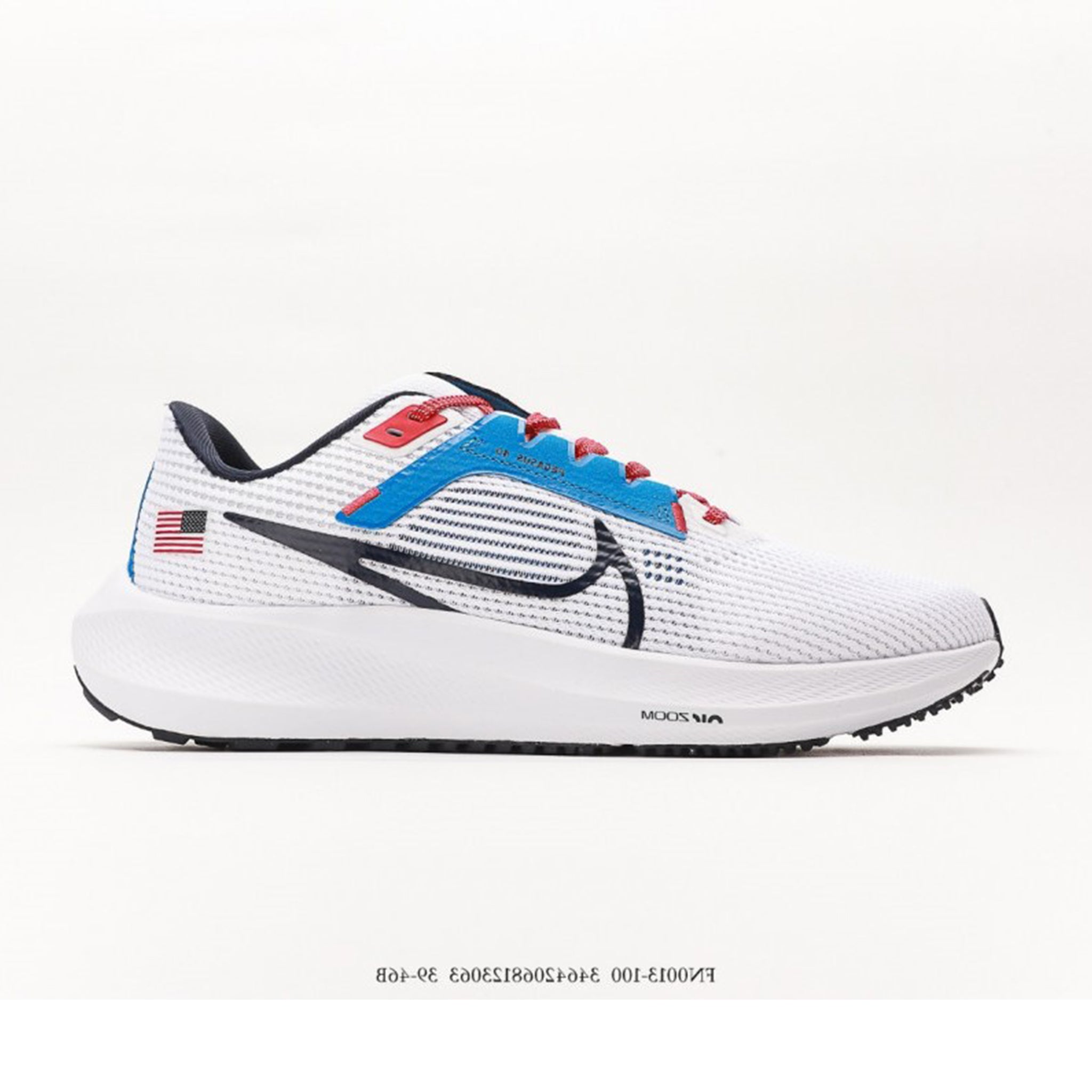 Nike Air Zoom Pegasus 40 White Blue - Jango Mall