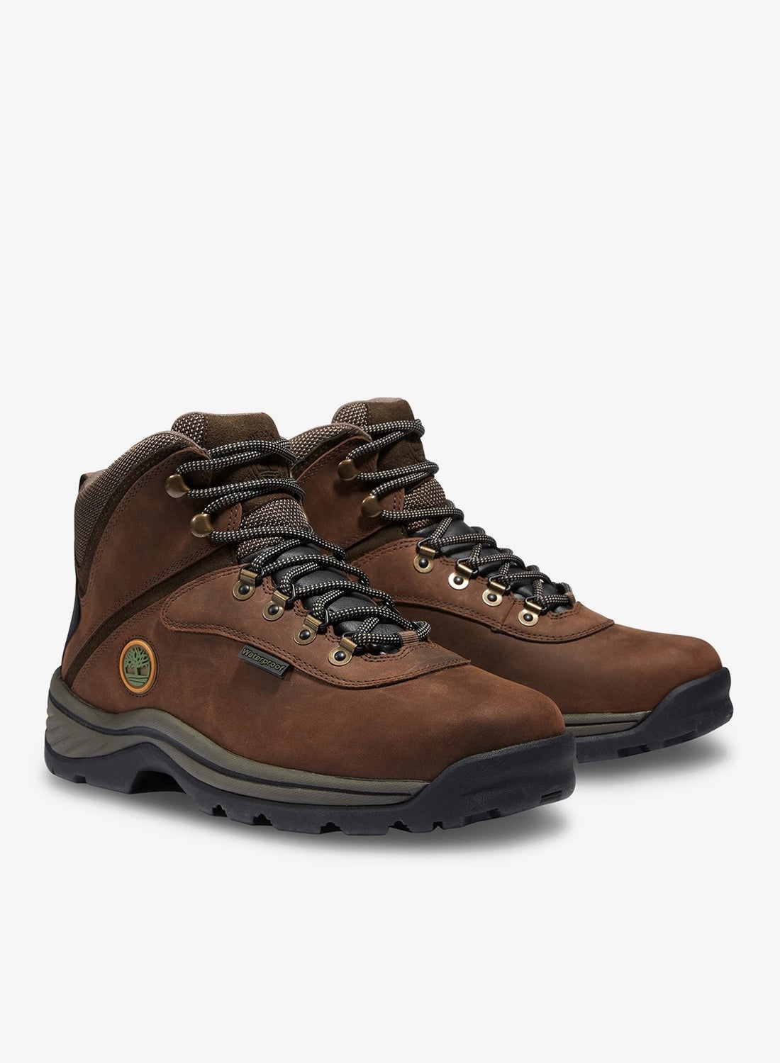 Timberland Men's Ledge Mid Waterproof Hiking Boots Brown - Jango Mall