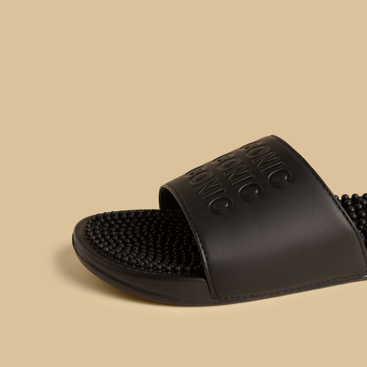 Max Embossed Slides Black for Men - image 4