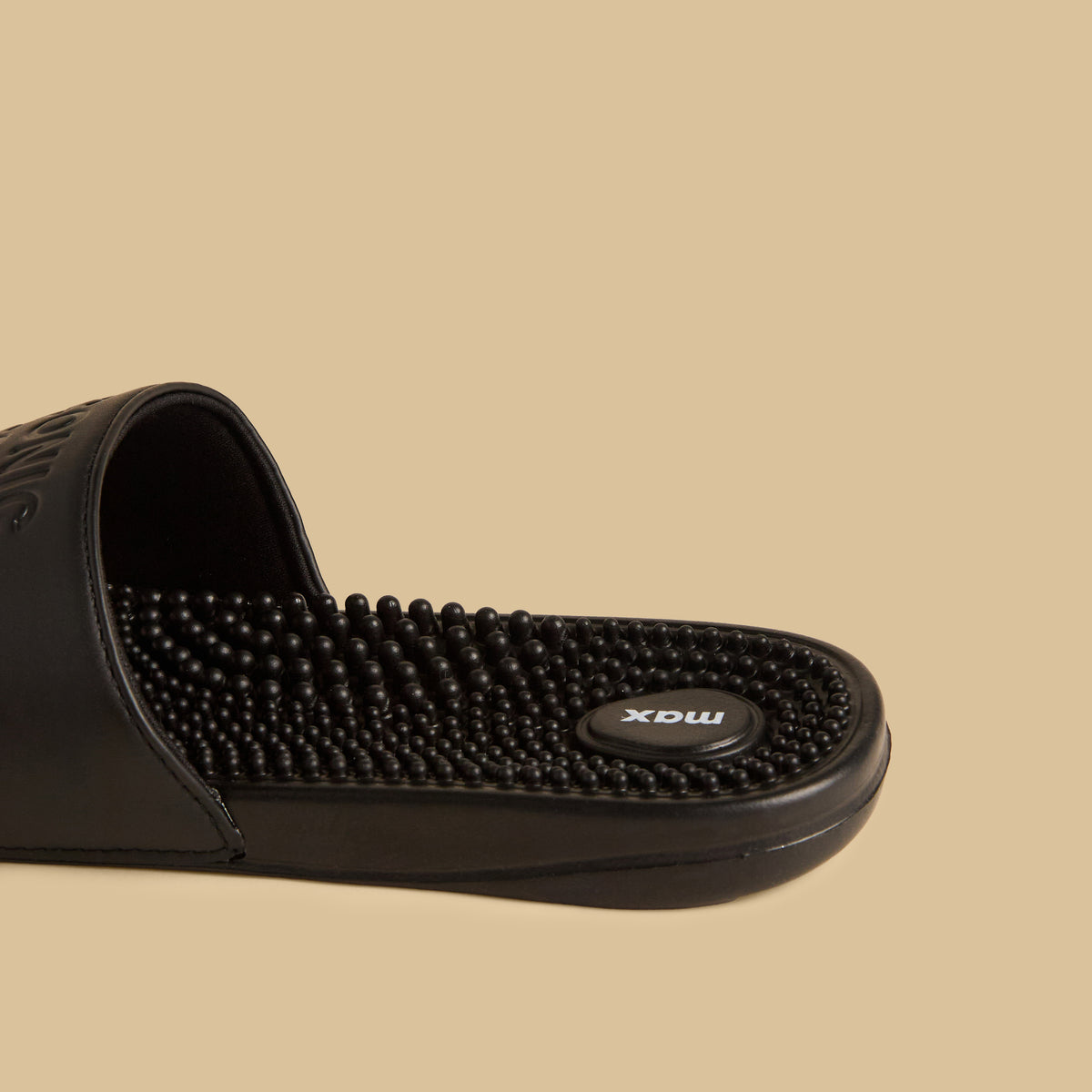 Max Embossed Slides Black for Men - image 5