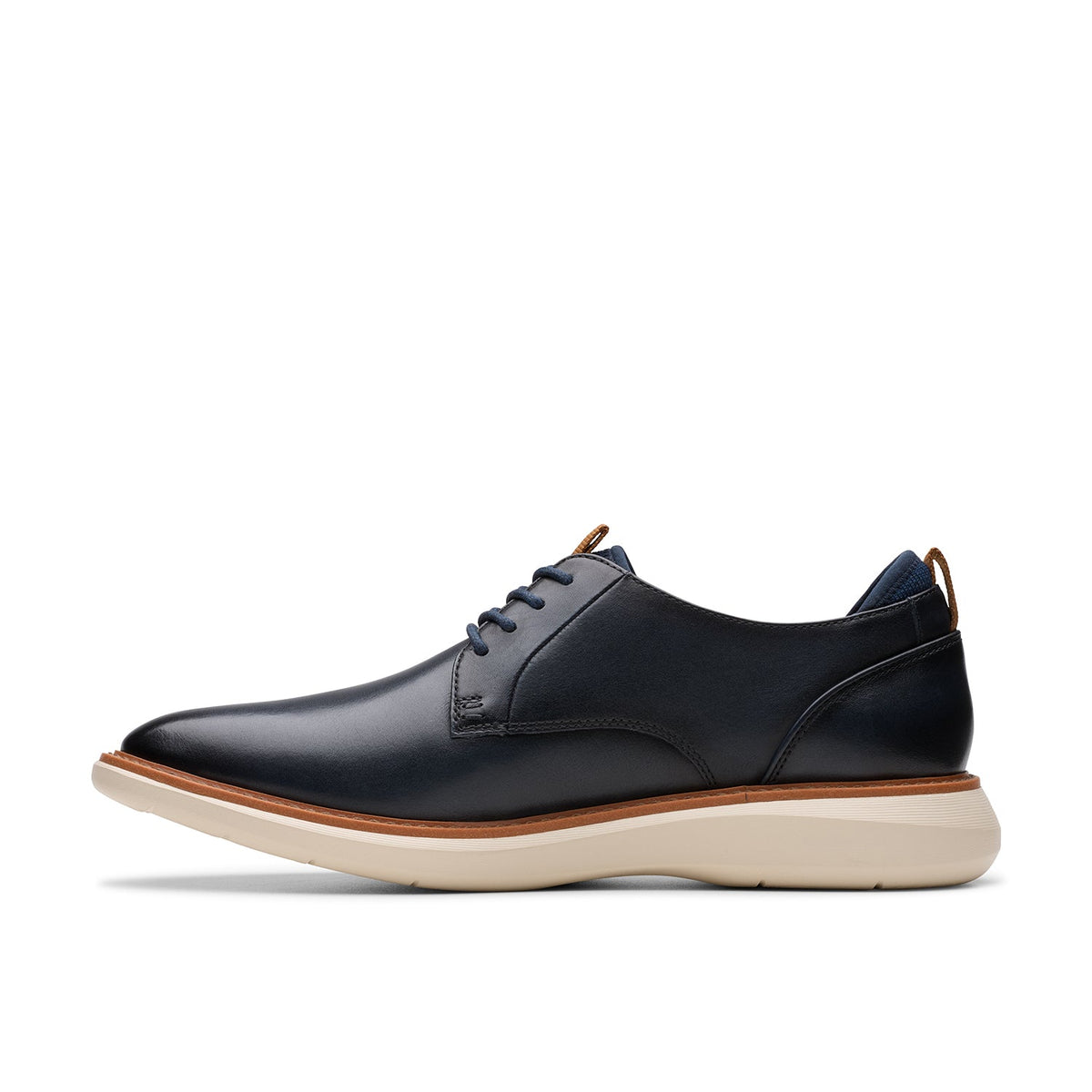 Clarks Men's Brantin Plain - Navy Leather
