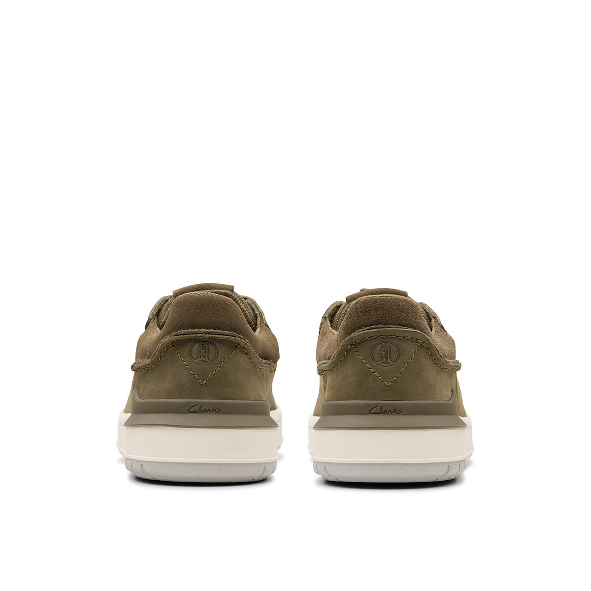 Clarks Men's Courtlite2 Run - Olive Nubuck