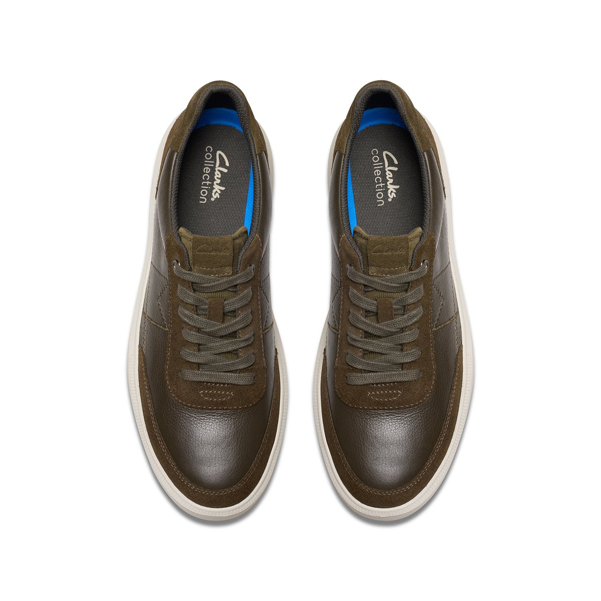 Clarks Men's Brodin Lo - Olive Leather