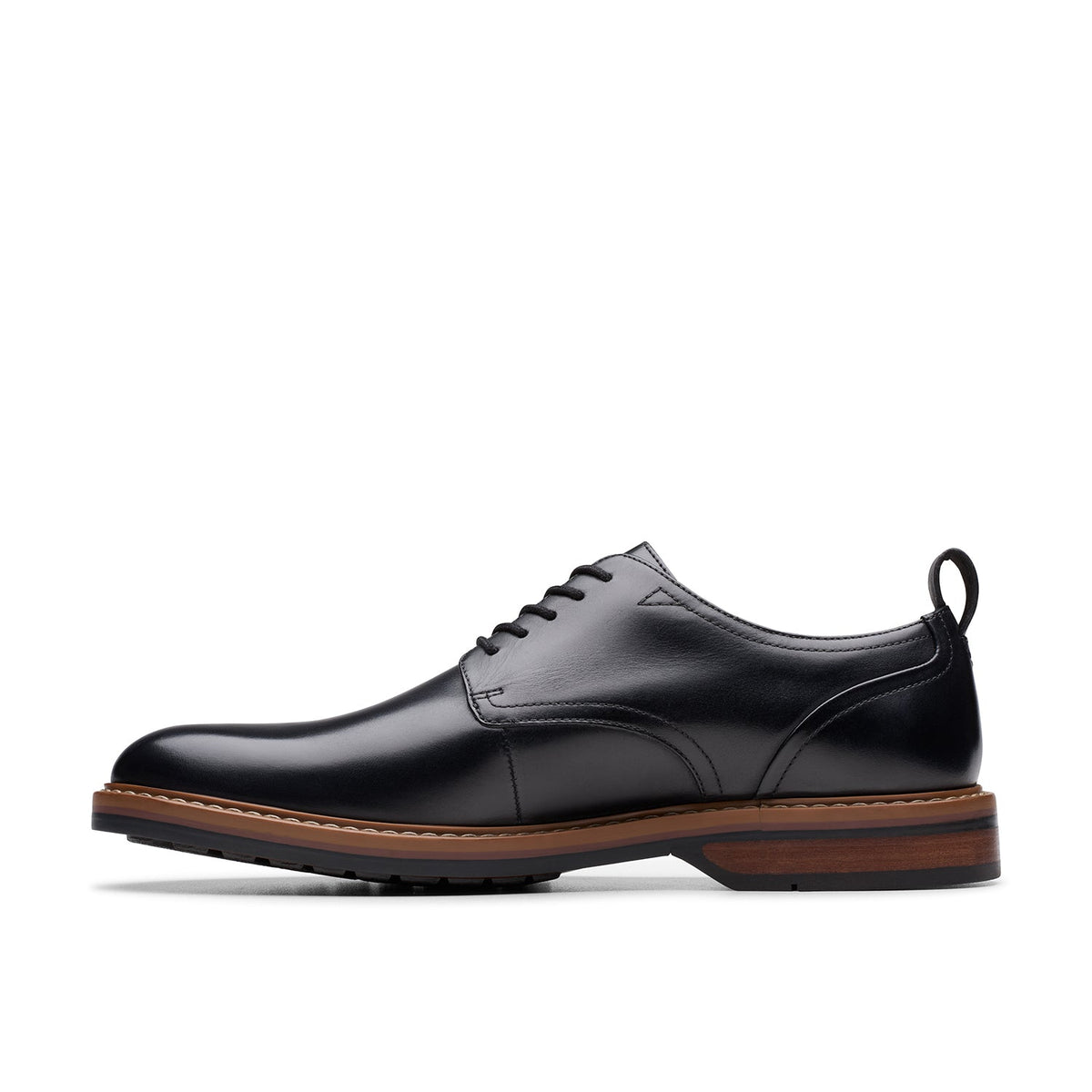 Clarks Men's Aldwin Lace Black Leather - view 2