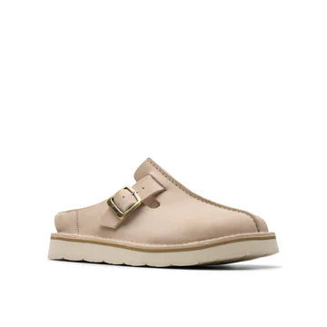 Clarks Solsbury Mule Sand Suede