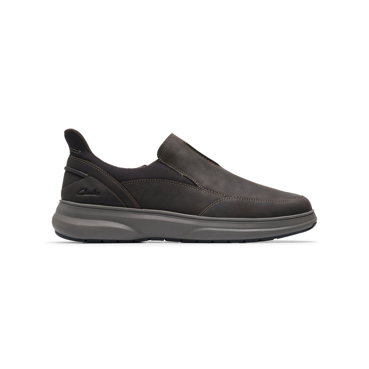 Clarks Men's Mullan Step - Dark Brown Leather