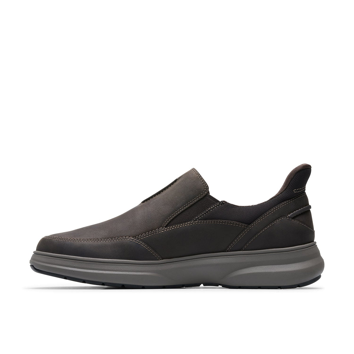 Clarks Men's Mullan Step - Dark Brown Leather