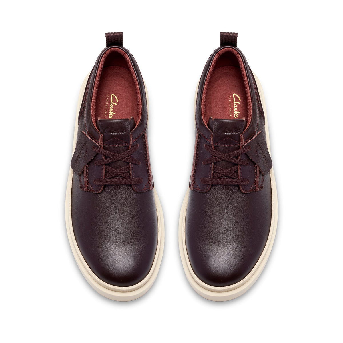 Clarks Men's Polden Lace - Brown Leather