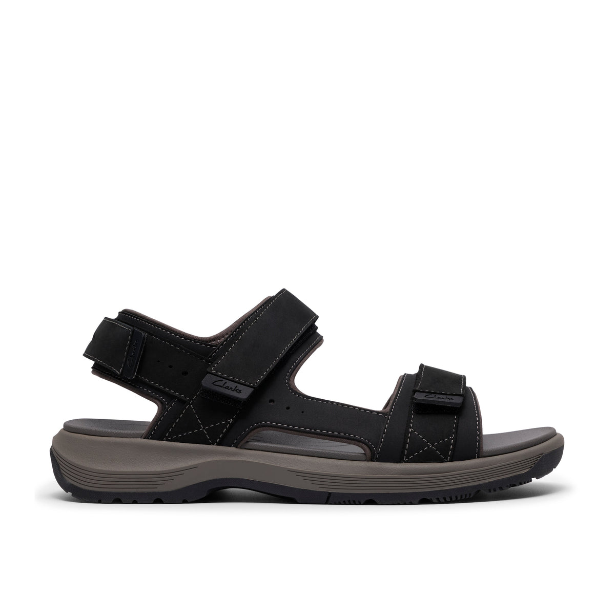 Clarks Guideview Trek Men's Shoes - Black Leather