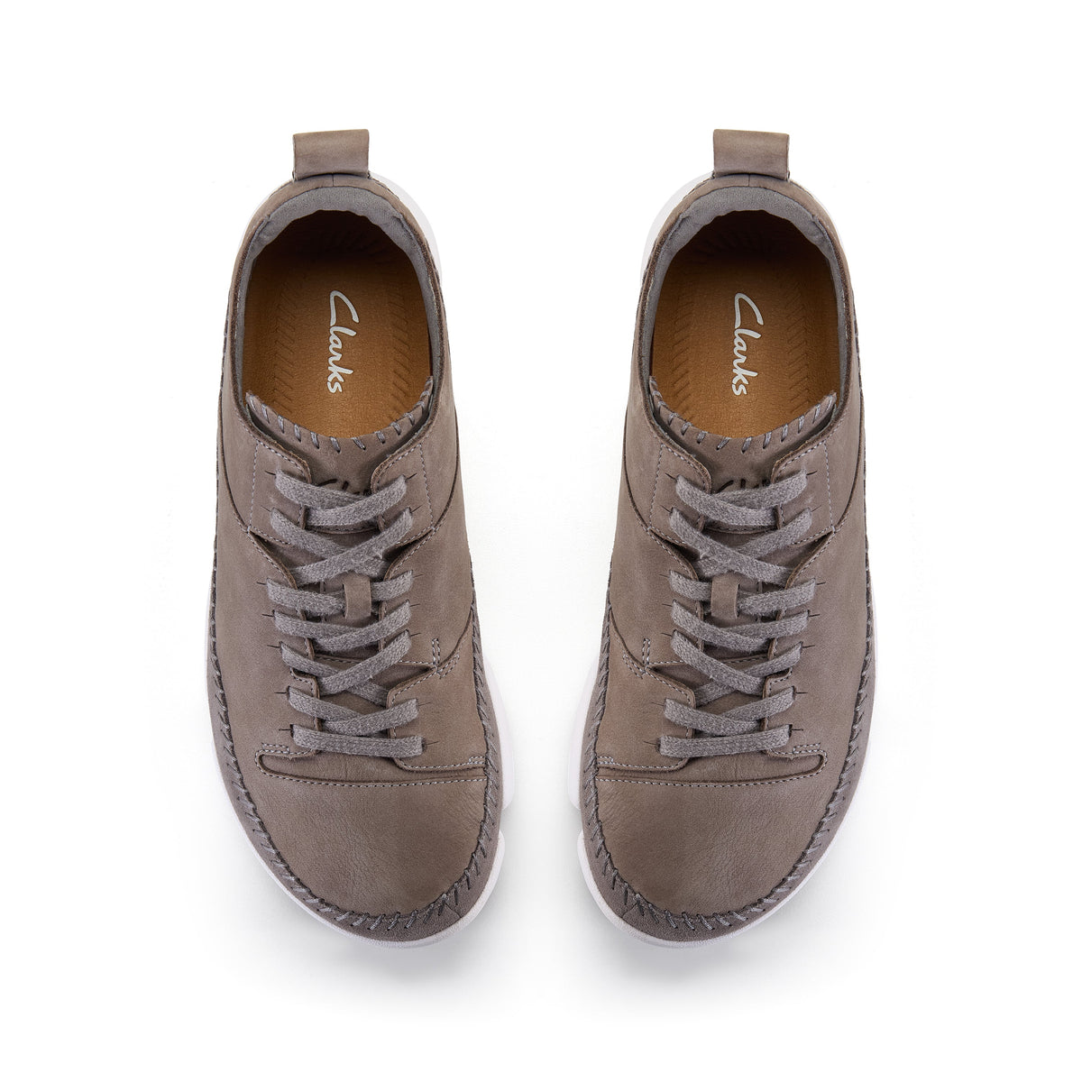 Clarks Trigenic Flex 2 Men's Shoes - Cola Suede