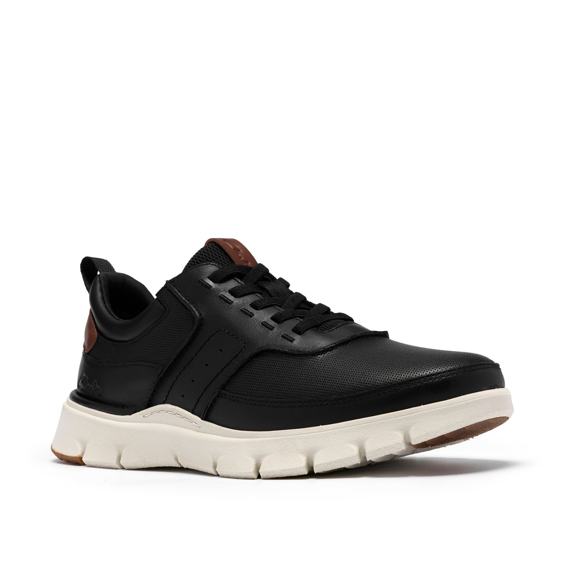 Clarks Step365 Style Men's Shoes - Black Leather