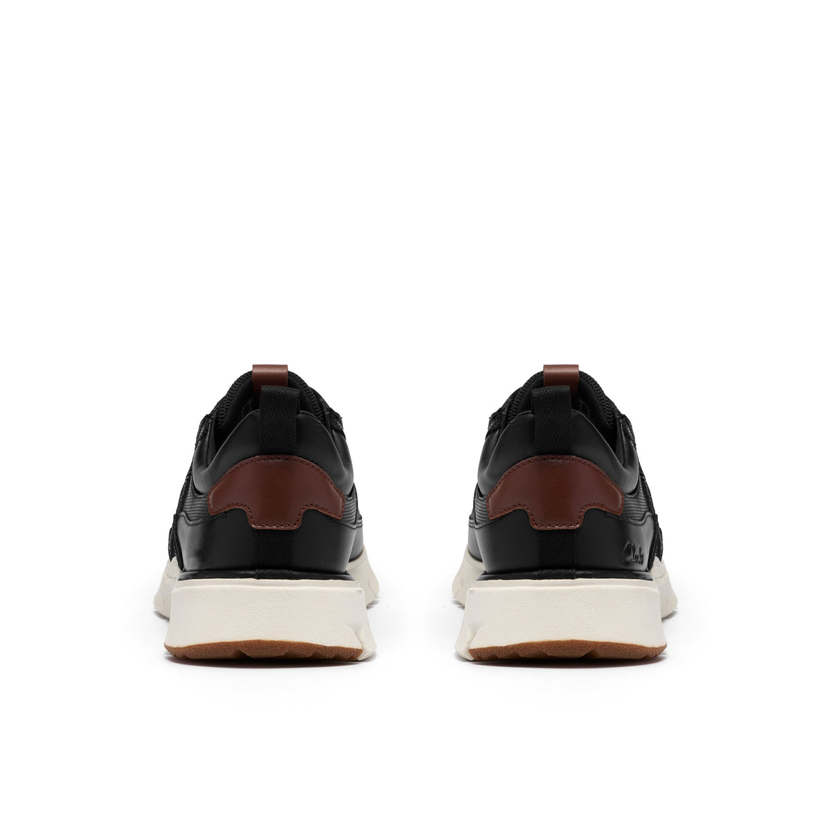 Clarks Step365 Style Men's Shoes - Black Leather