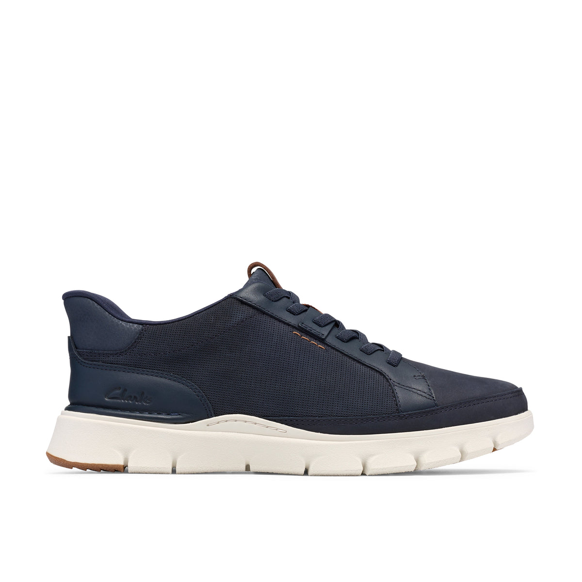 Clarks Step365 Lace Men's Shoes - Navy Nubuck