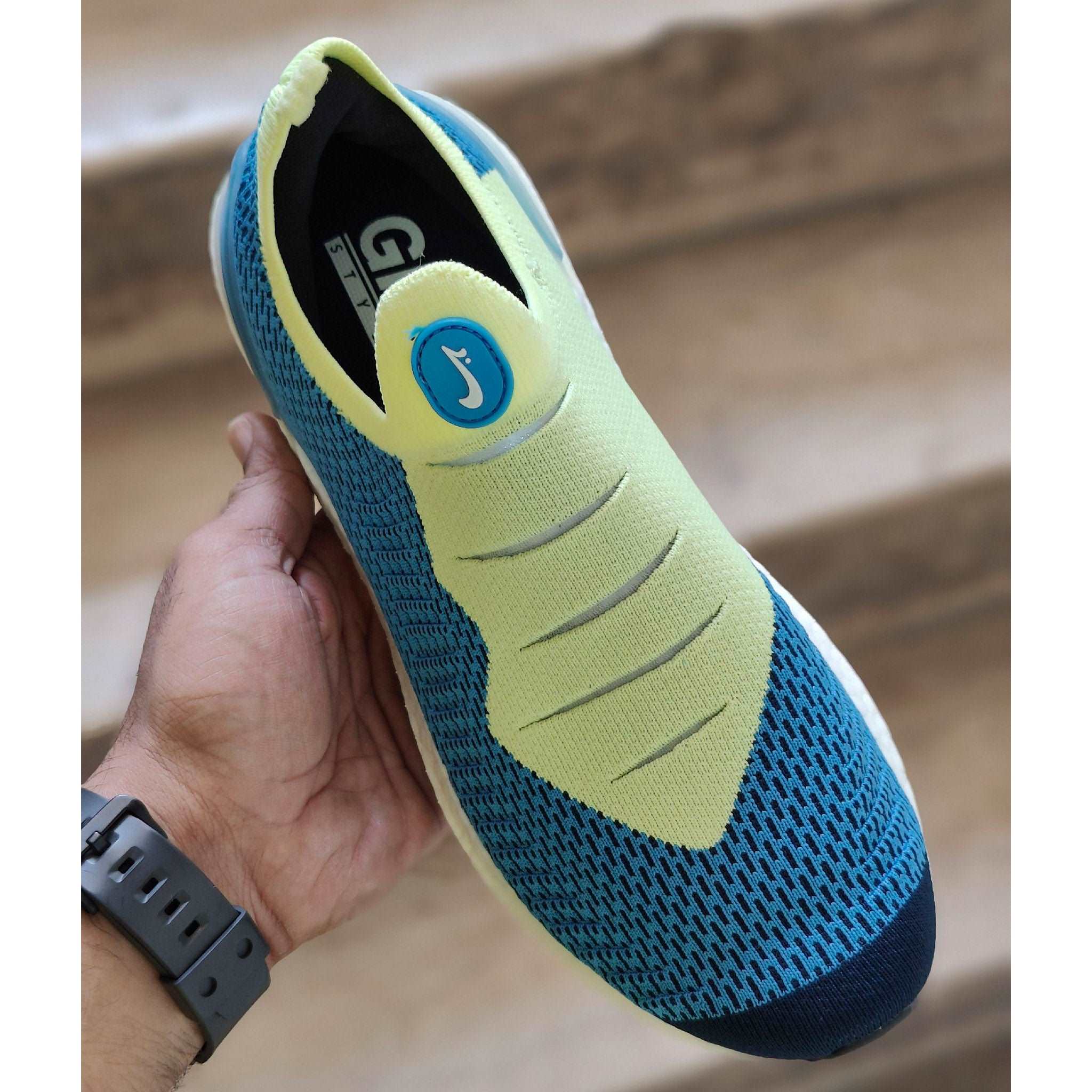 Medicated GRN Style Running Slip On Shoe - Jango Mall