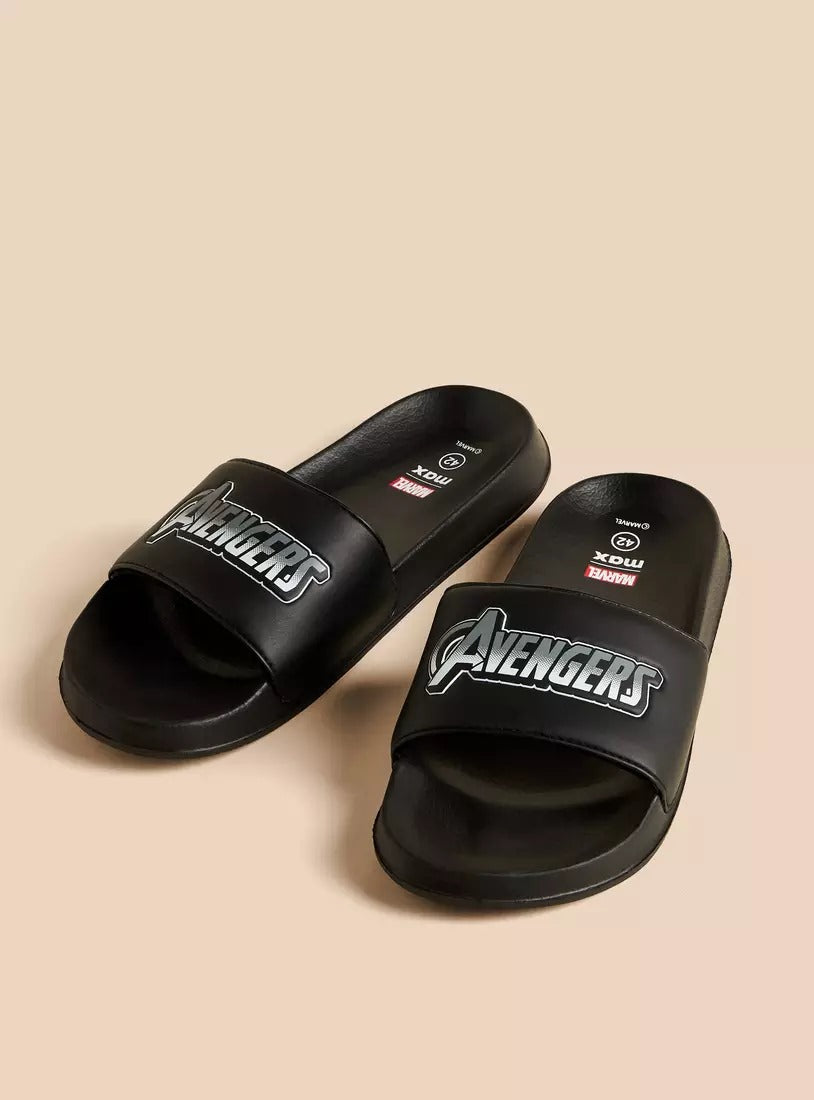 Max Avengers Print Slides for Men