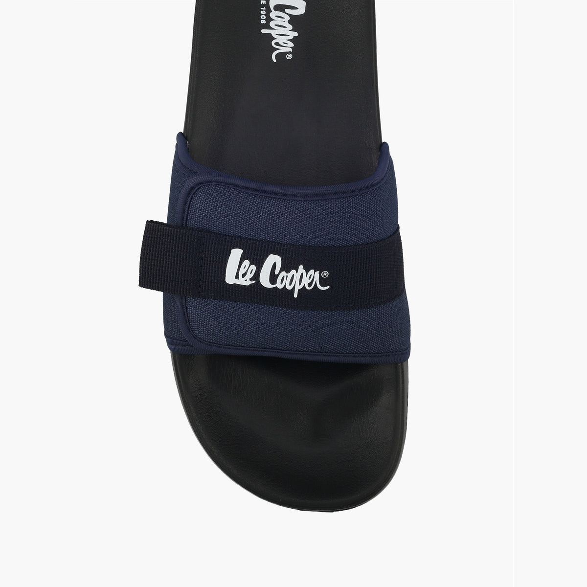 Lee Cooper Men Casual Logo Print Slides Blue