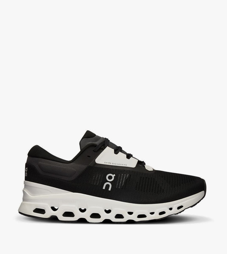 On Cloudstratus 3 Men's Running Shoes - Black