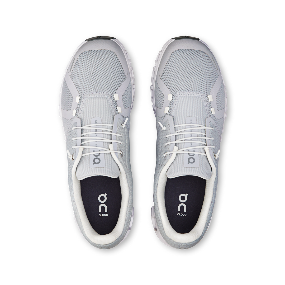 On Cloud 6 Men's Running Shoes Glacier White - view 2