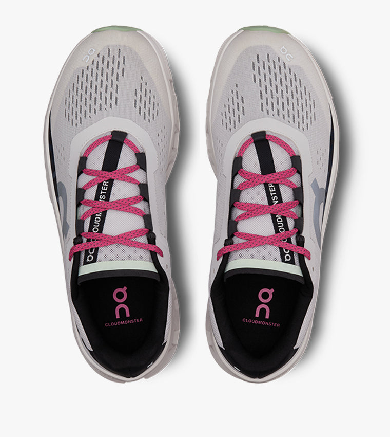 On Cloudmonster Men's Running Shoes - Frost Black