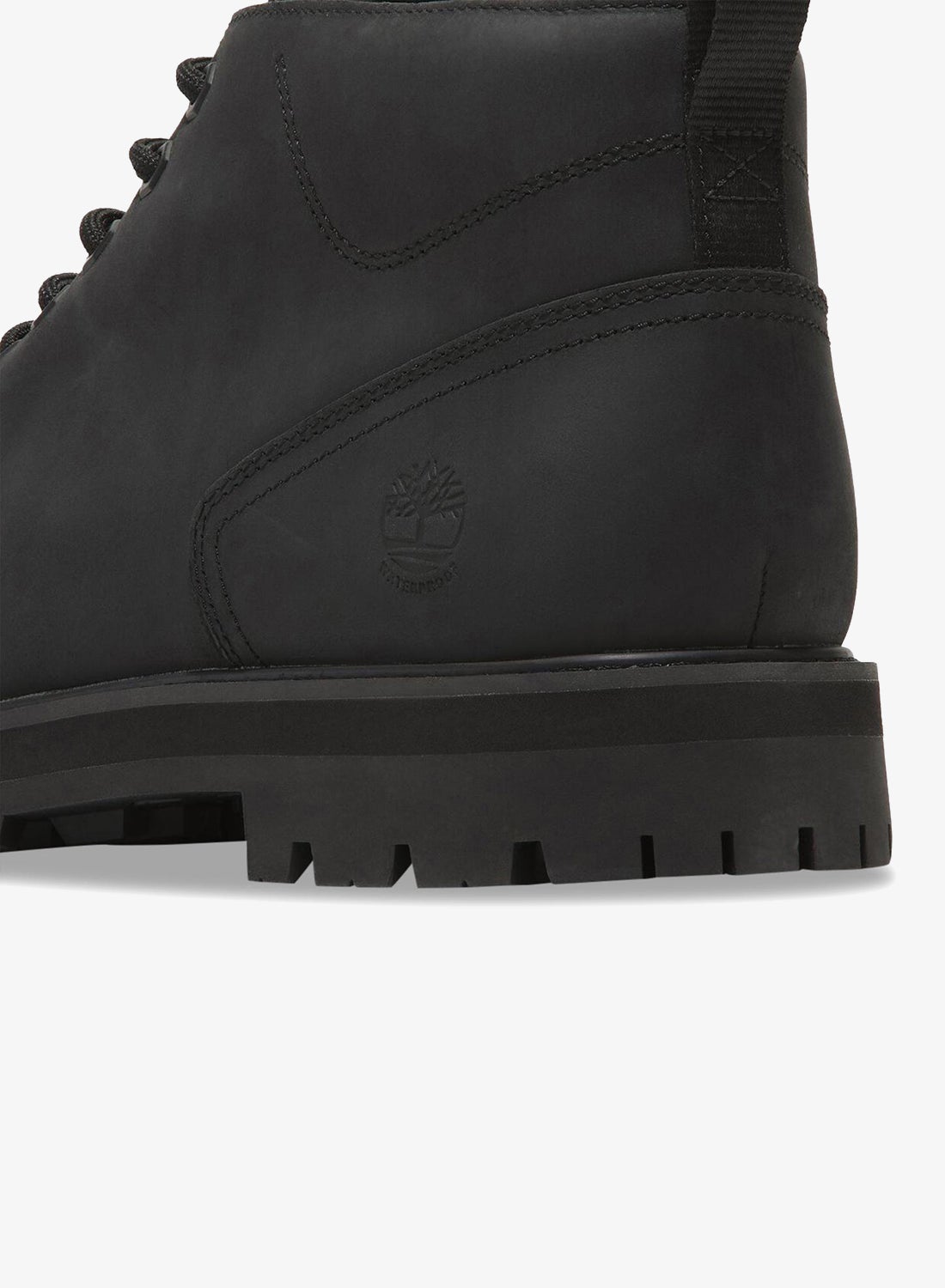 Timberland Men's Britton Road Mid Waterproof Chukka Boots Black - Jango Mall