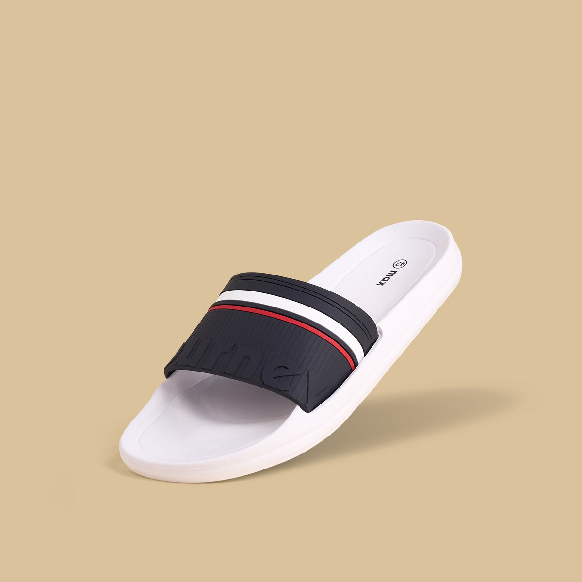 Max Embossed Slides White for Men - image 2