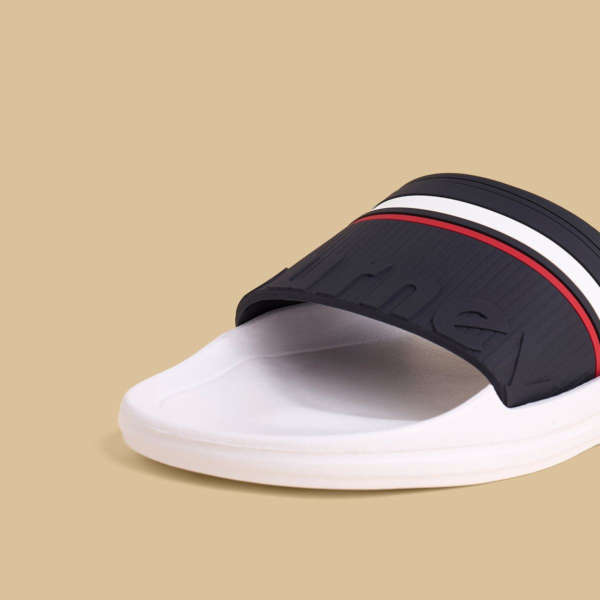 Max Embossed Slides White for Men - image 4
