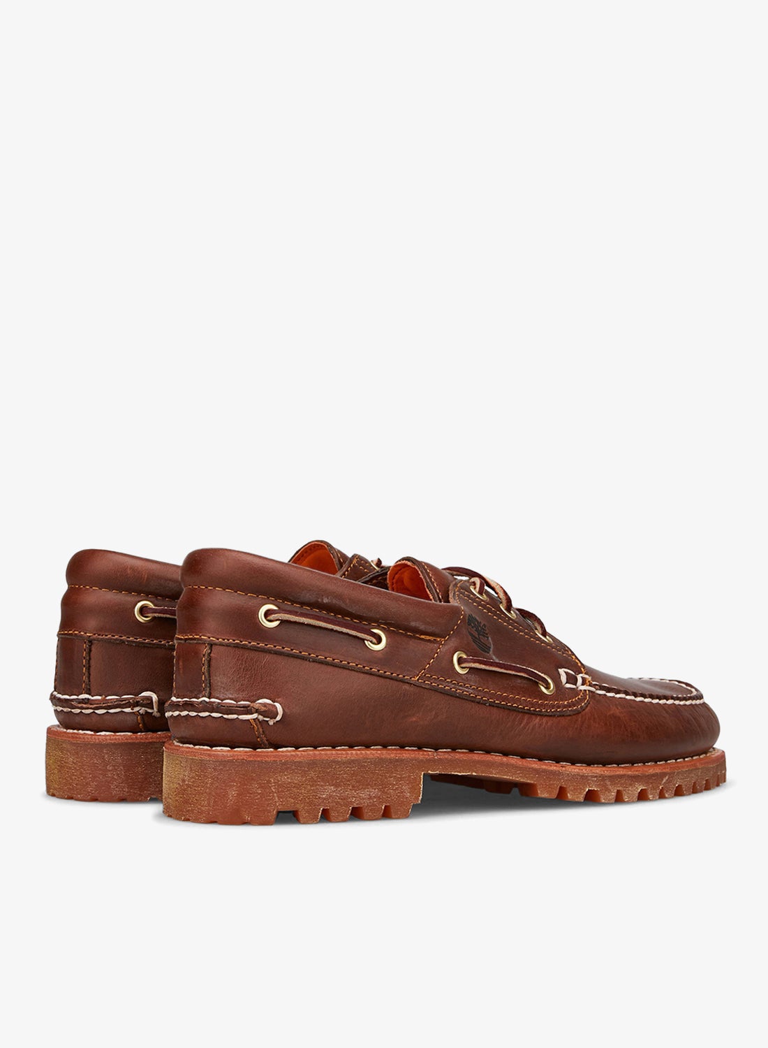 Timberland Men's Icon 3-Eye Classic Handsewn Lug Shoe Brown - Jango Mall