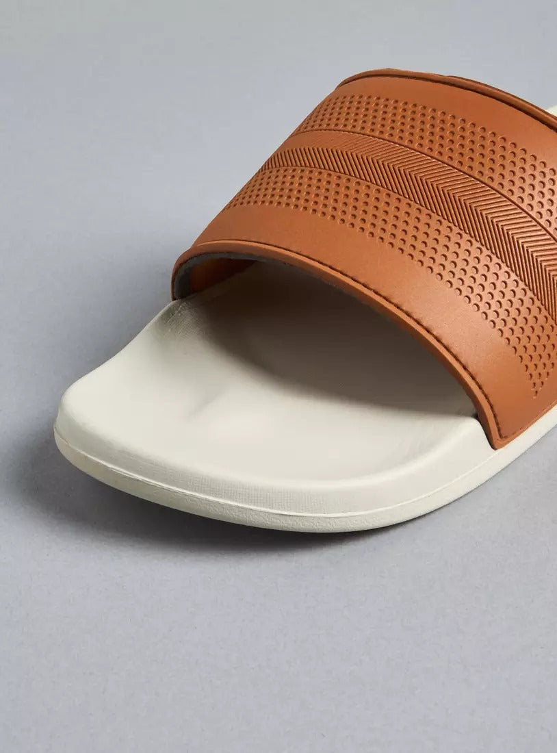 Max Textured Dual Density Men Slides