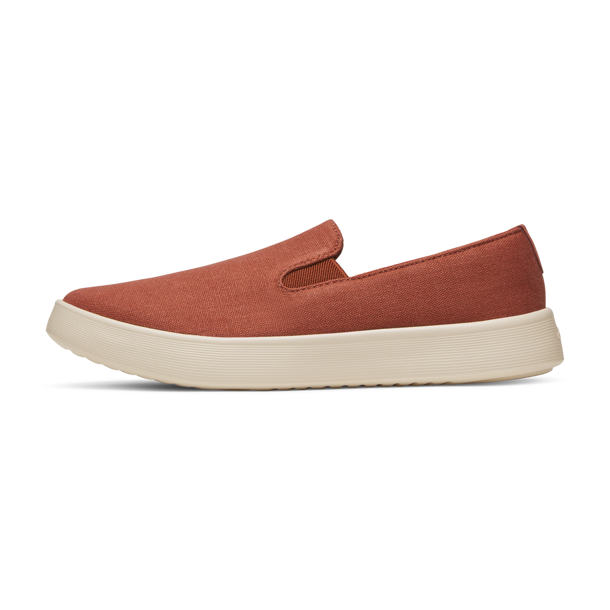 Allbirds Men's Canvas Cruiser Slip On - Auburn (Warm White Sole)