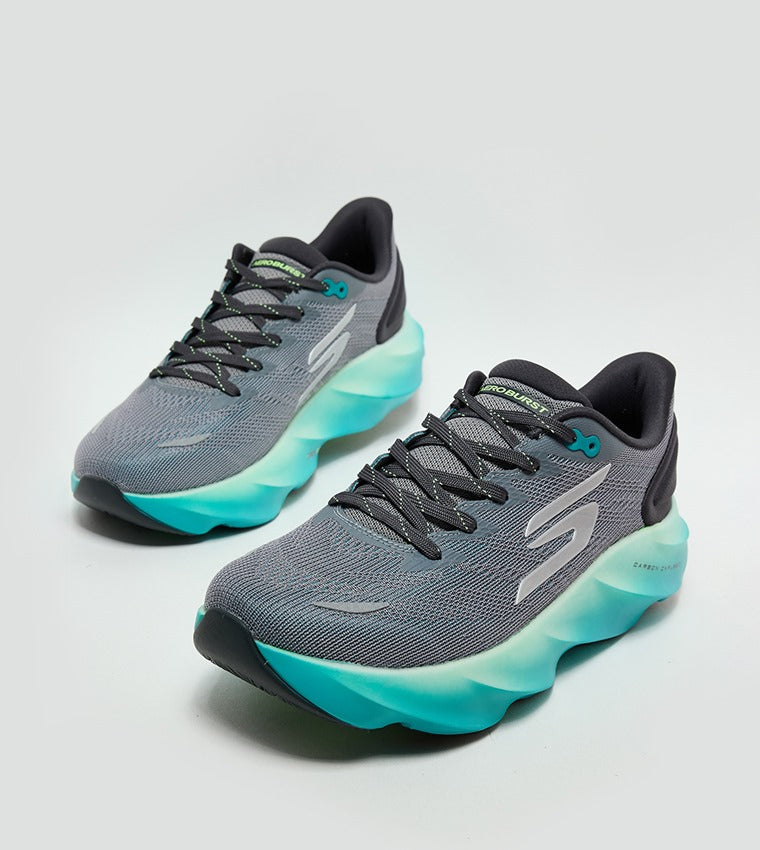 Skecher AERO BURST Running Shoes - GRAYBLUE