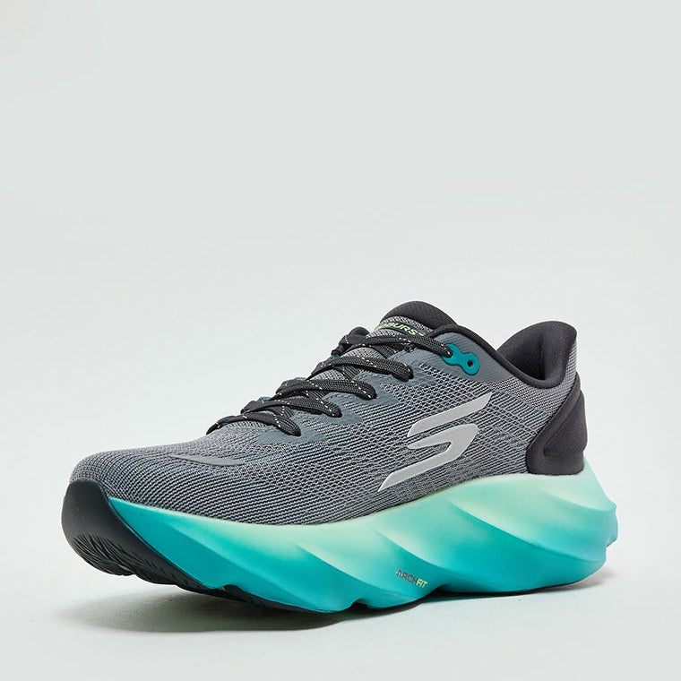 Skecher AERO BURST Running Shoes - GRAYBLUE