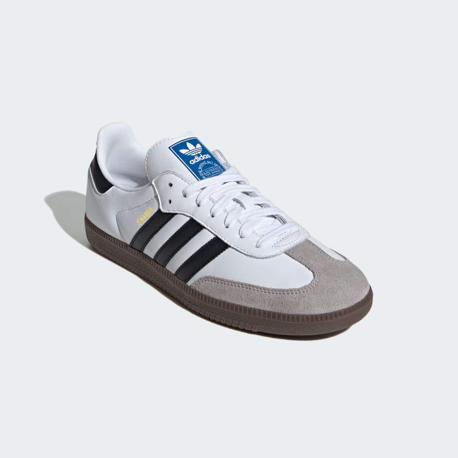 Adidas Samba OG Shoes - Cloud White / Core Black / Clear Granite