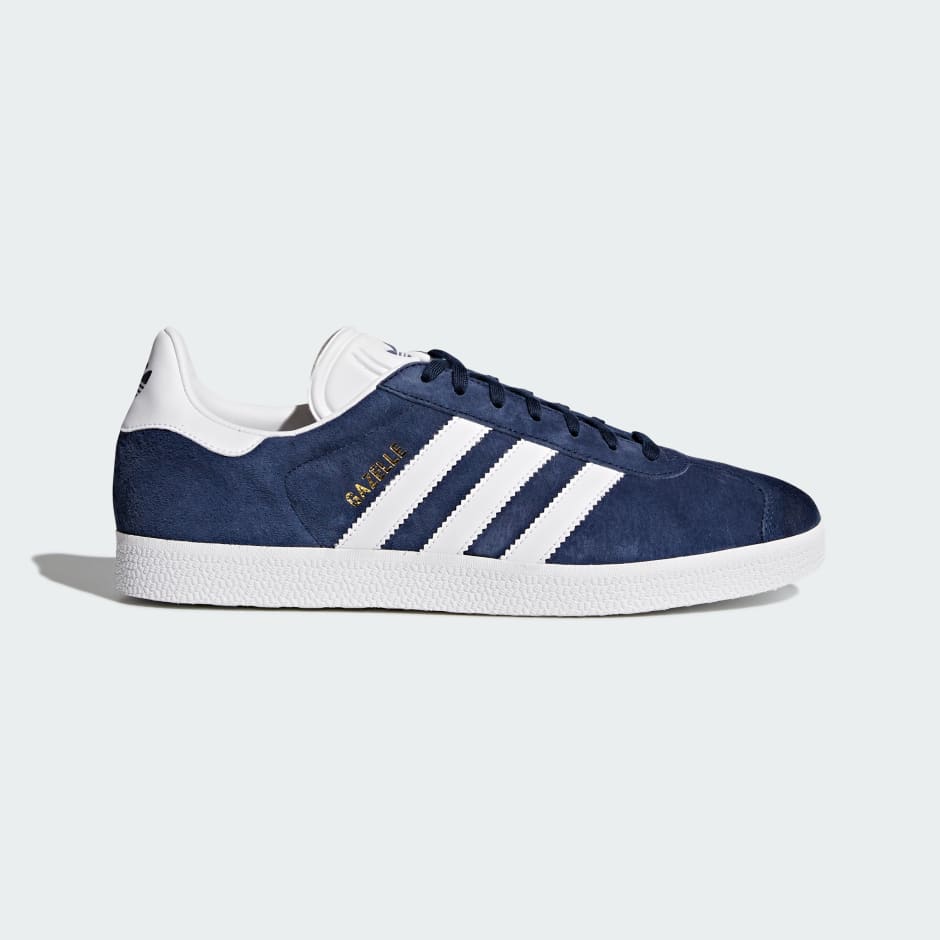 Adidas Gazelle Shoes - Collegiate Navy / White / Gold Metallic