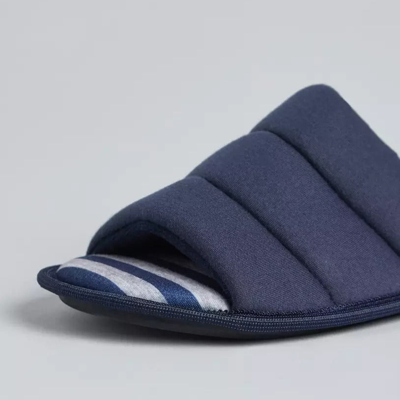 Quilted Open Toe Bedroom Slides