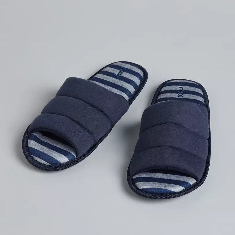 Quilted Open Toe Bedroom Slides