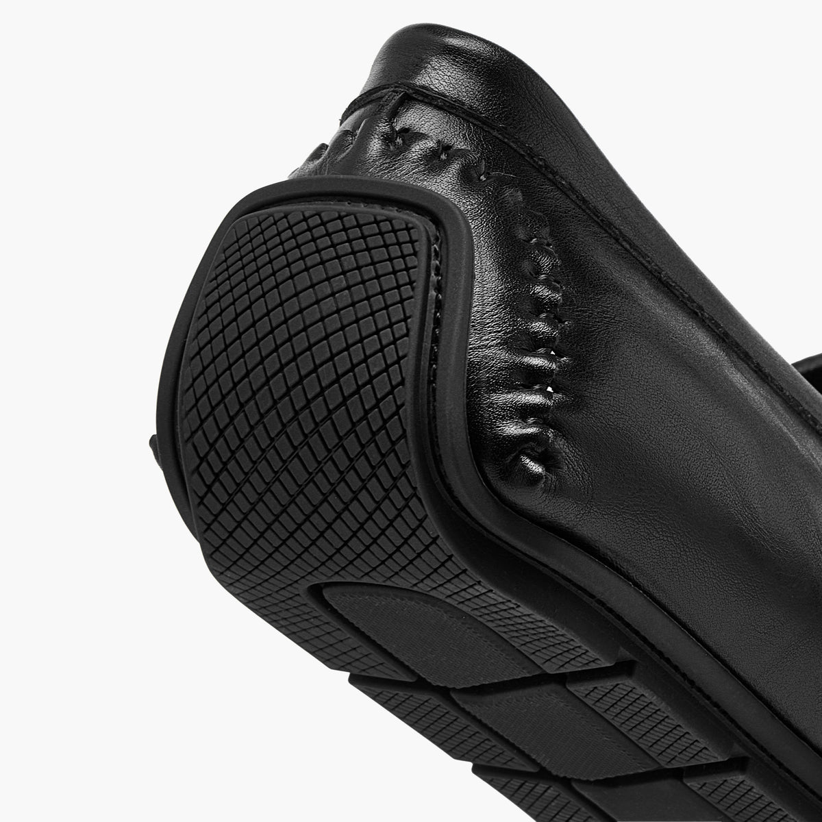 Renzo Ruganni Black Men Slip-On Loafers