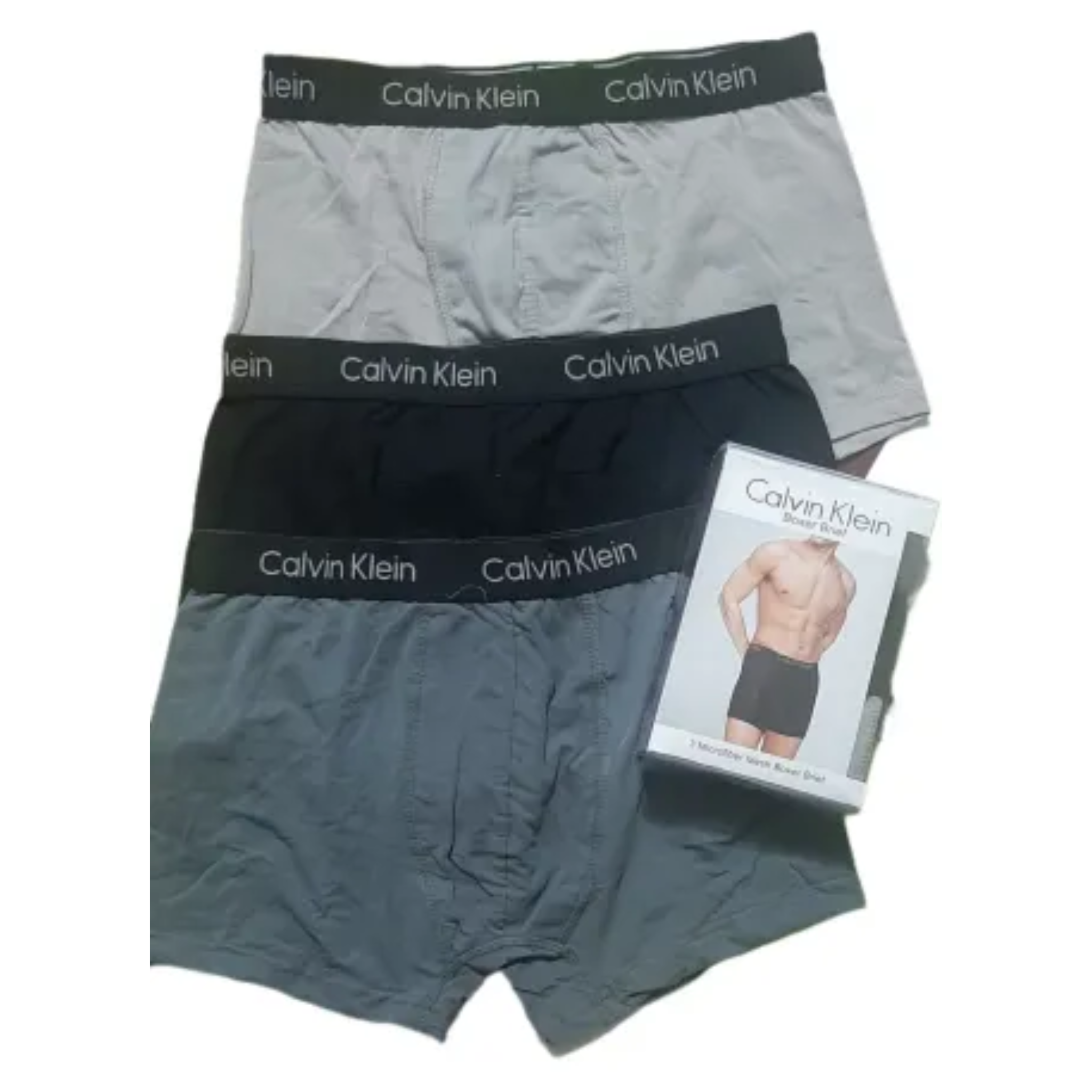 CK Underwear Boxer Brief with Essential Comfort Pack Of 3 for Men Export Quality - Jango Mall
