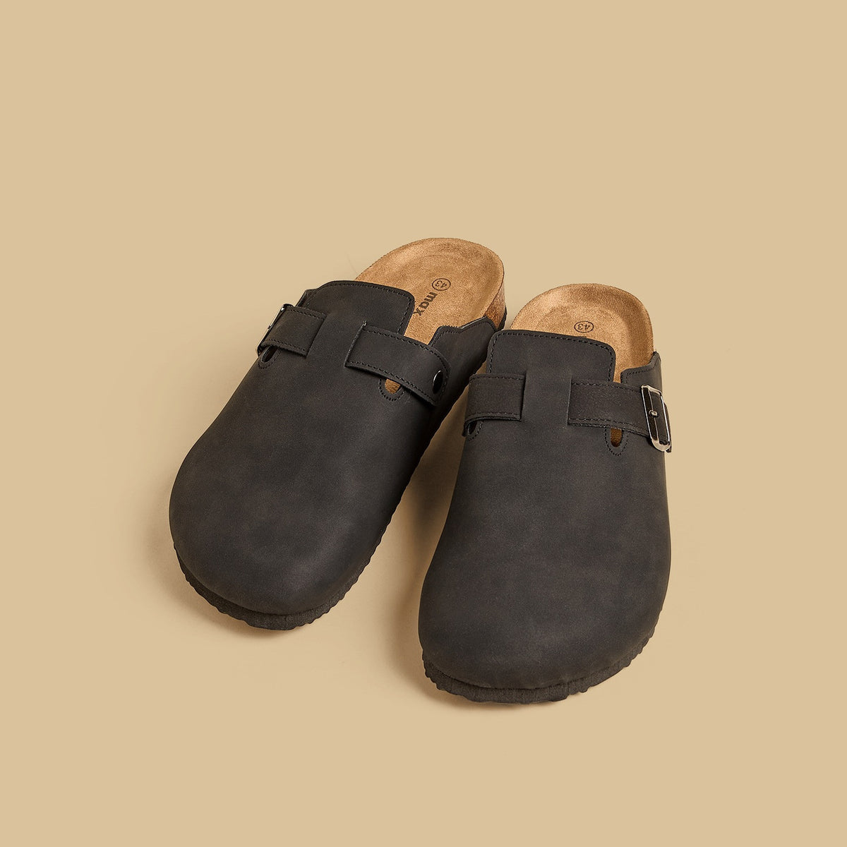 Max Buckle Detail Closed Toe Sandals Black for Men - image 2