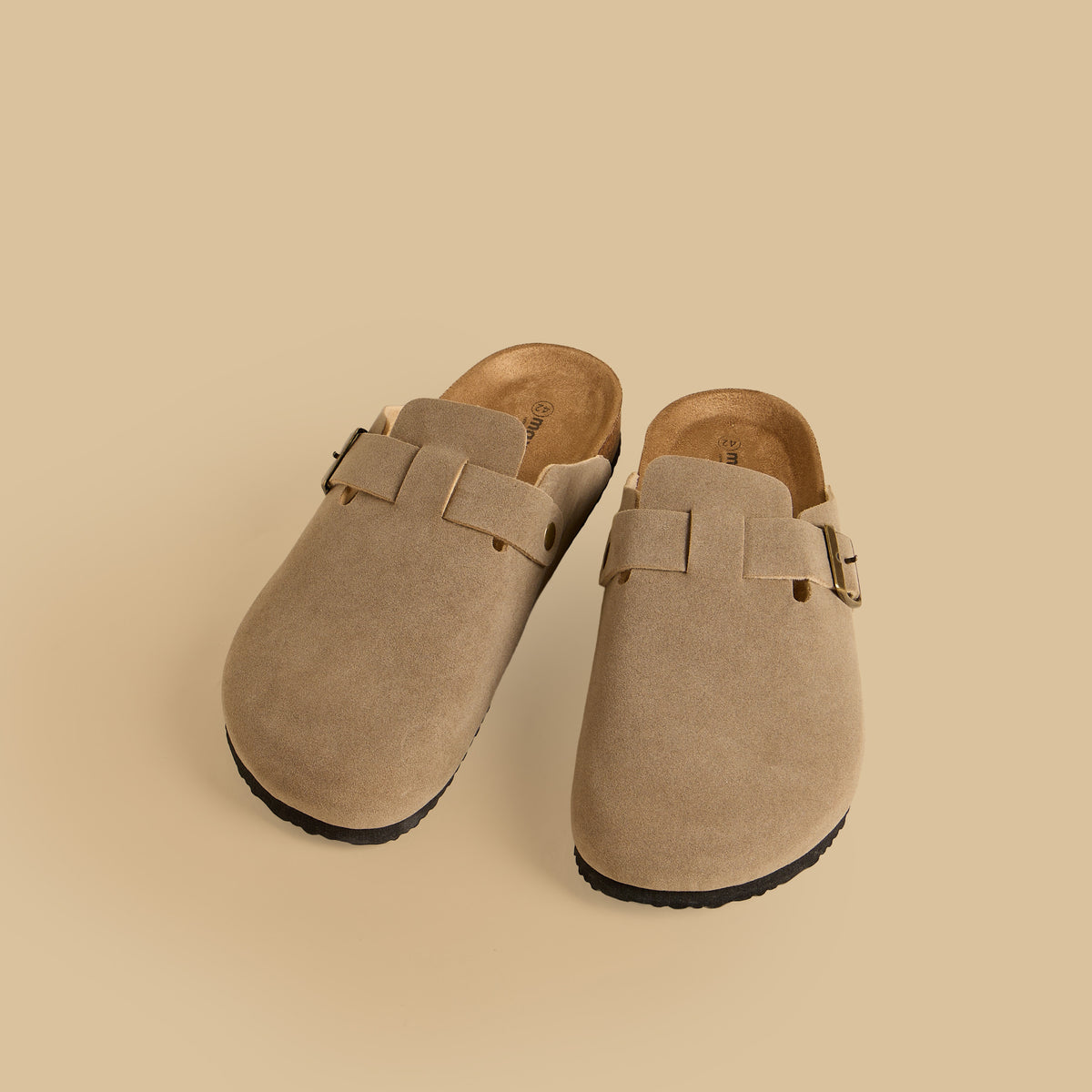 Max Suede Slip-On Clogs Cream for Men - image 1