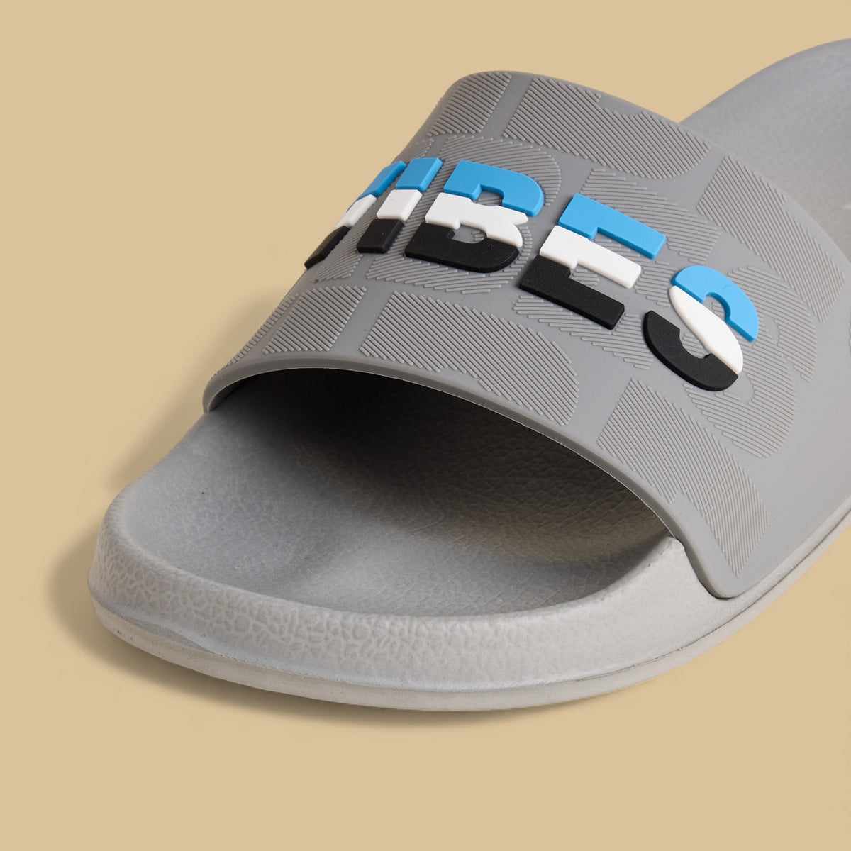 Max Slogan Applique Slides Grey for Men - image 4