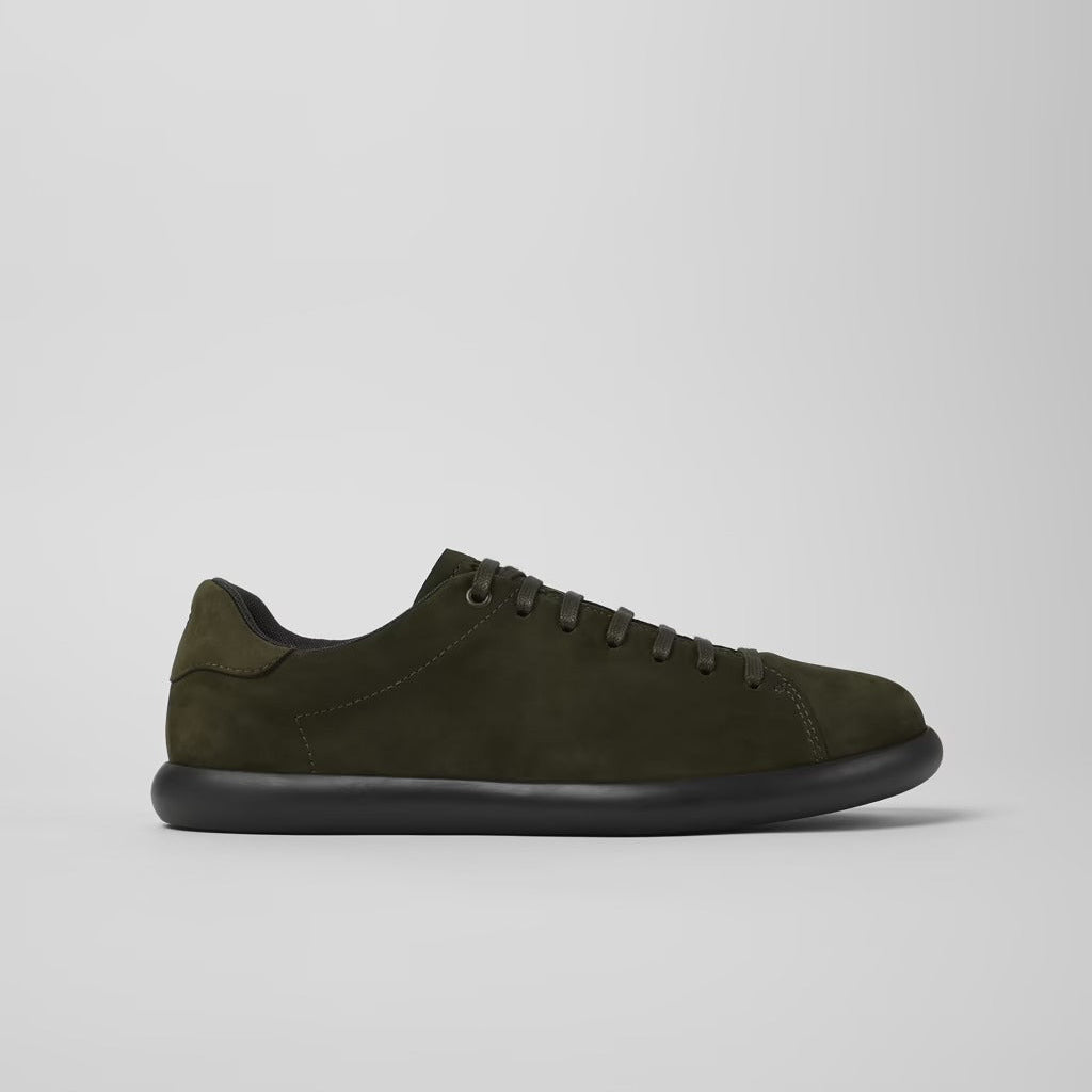 Camper Pelotas Soller Green nubuck sneakers for men