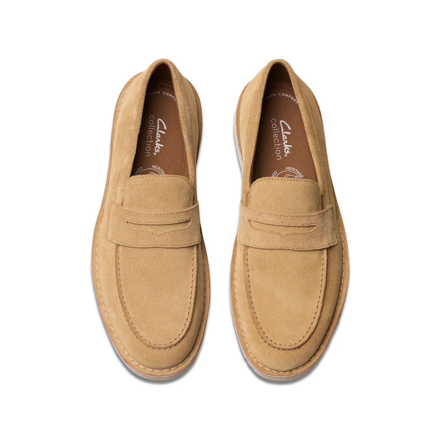 Clarks Mens Eastridge Step / Ligth tan suede