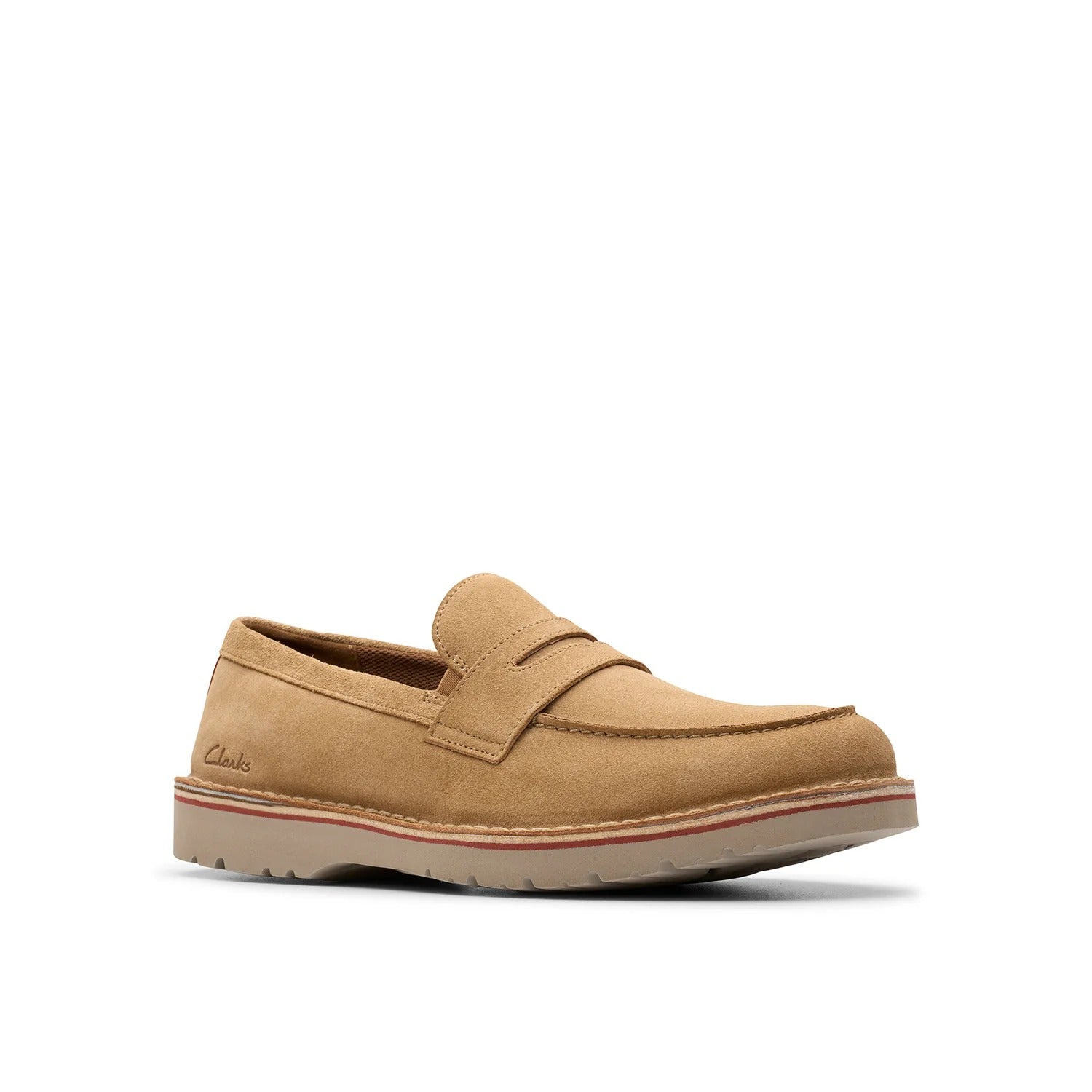 Clarks Mens Eastridge Step / Ligth tan suede
