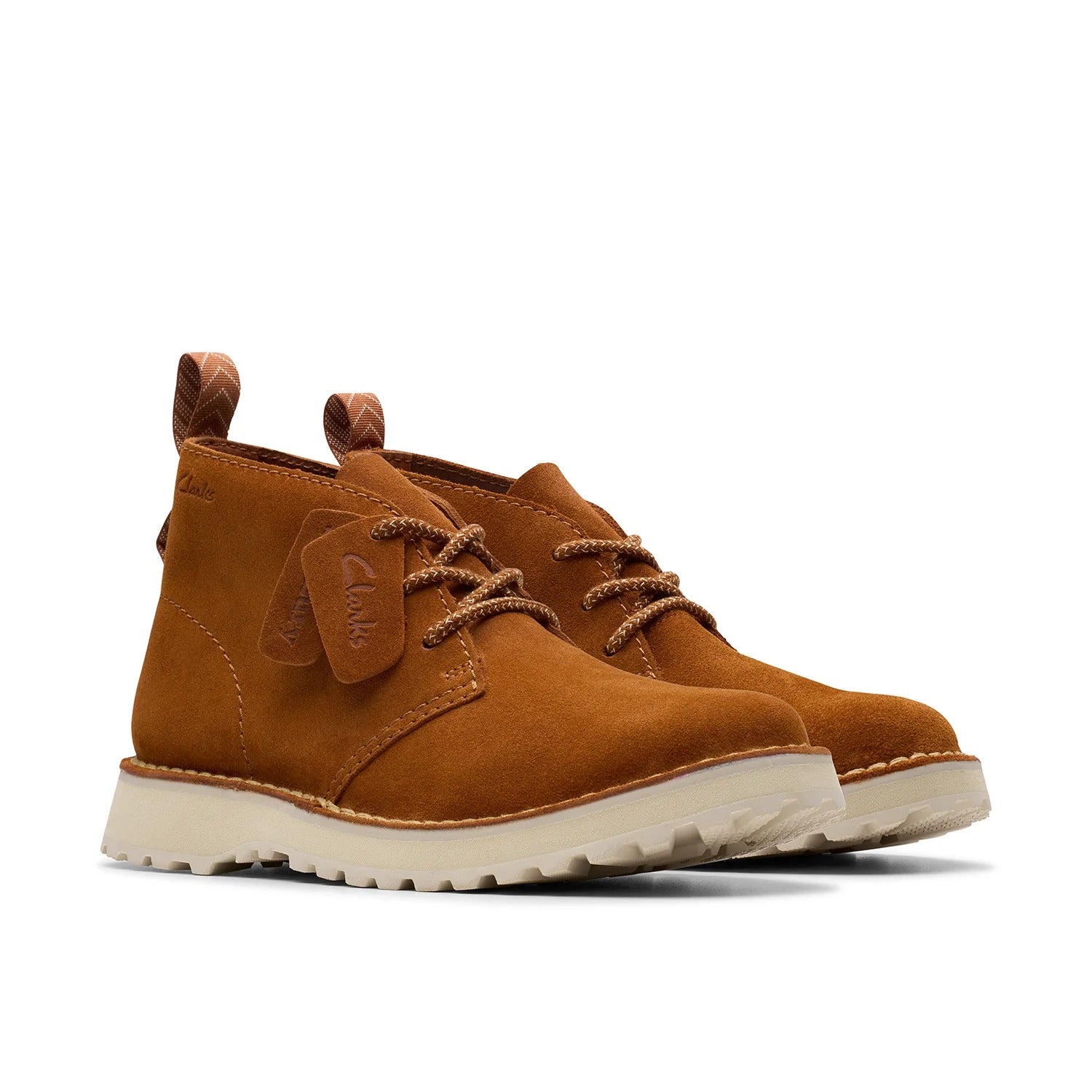 Clarks Mens Solsbury DB Tan suede