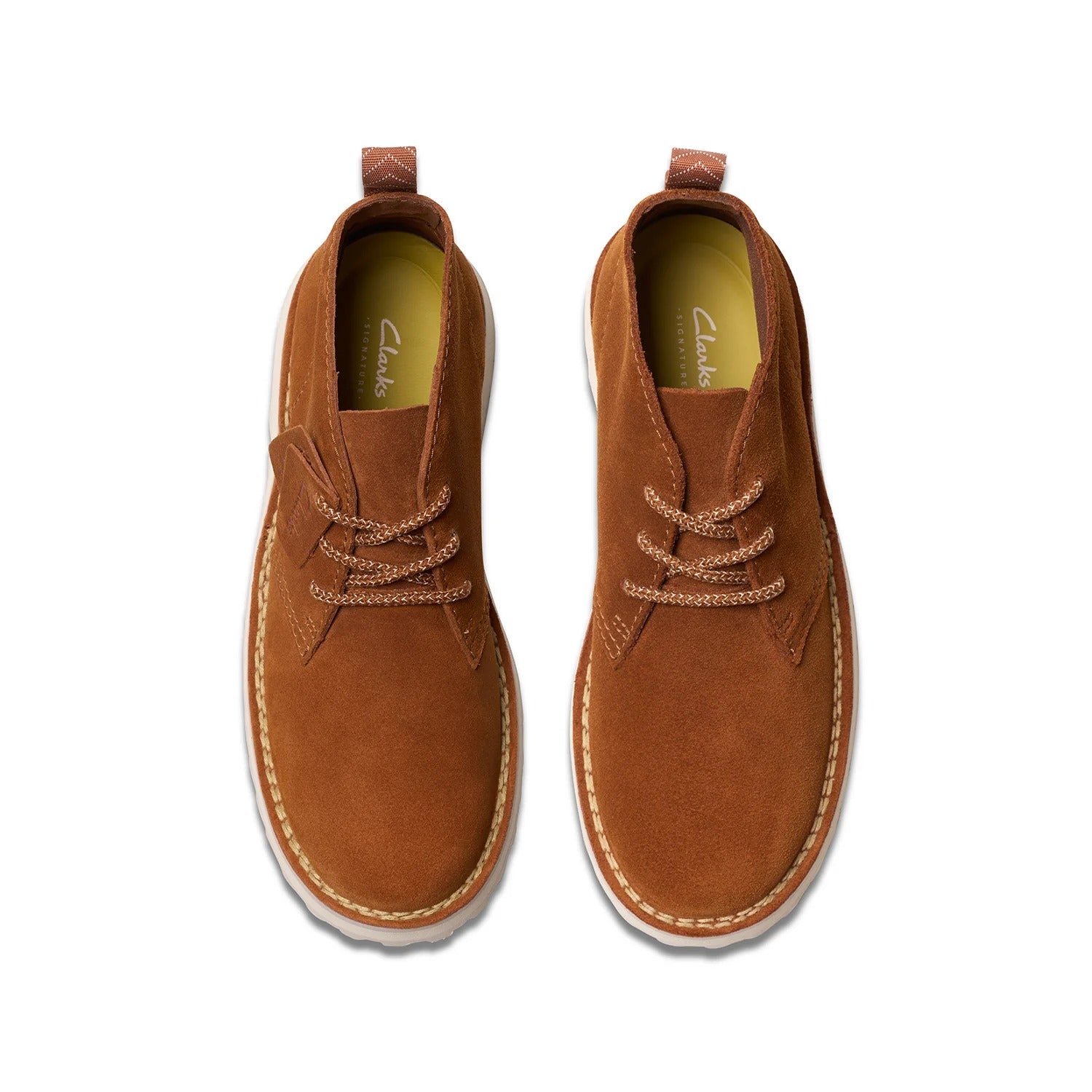 Clarks Mens Solsbury DB Tan suede